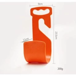 Support De Tuyau D'arrosage, Support De Tuyau D’Arrosage Cintre Portable, Support De Tuyau Flexible Mural, Tuyau D'arrosage Robuste Crochet Pour Expanding Tubing Garden Organizer 23.5*11*9CM Fontainebleau 2Pcs Orange -Tuyau d'arrosage Soldes 47743004 4