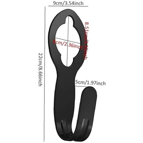 D'arrosage Porte-support Mural D'arrosage Tuyau Crochet De Suspension En Métal Accessoires De Jardin 22*5*9CM Fontainebleau 2Pcs Noir 5 D'arrosage Porte-support Mural D'arrosage Tuyau Crochet De Suspension En Métal Accessoires De Jardin 22*5*9CM Fontainebleau 2Pcs Noir – Image 3