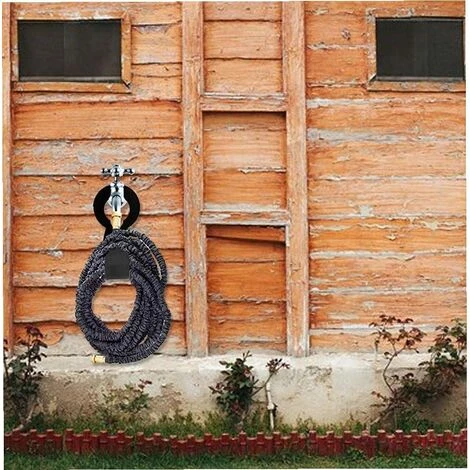 D'arrosage Porte-support Mural D'arrosage Tuyau Crochet De Suspension En Métal Accessoires De Jardin 22*5*9CM Fontainebleau 2Pcs Noir 6 D'arrosage Porte-support Mural D'arrosage Tuyau Crochet De Suspension En Métal Accessoires De Jardin 22*5*9CM Fontainebleau 2Pcs Noir – Image 4