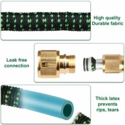 BLEOSAN 30m Tuyau Arrosage Extensible Bleu 100ft Tuyau D’arrosage Retractable Avec Support Et Pistolet Arrosage 9 Fonctions Raccords En Laiton 9 BLEOSAN 30m Tuyau Arrosage Extensible Bleu 100ft Tuyau D’arrosage Retractable Avec Support Et Pistolet Arrosage 9 Fonctions Raccords En Laiton -Tuyau d'arrosage Soldes 49860856 3