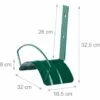 HELLOSHOP26 Porte Tuyau Mural Support Jardin Jardinage Pratique Métal 32 Cm Vert - Métal 2 HELLOSHOP26 Porte Tuyau Mural Support Jardin Jardinage Pratique Métal 32 Cm Vert - Métal -Tuyau d'arrosage Soldes 5069527 1