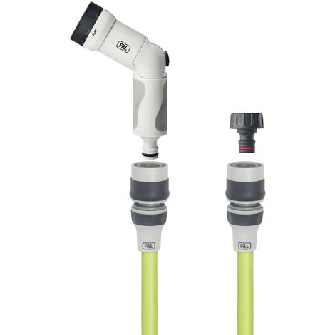 FITT IKON 20 M - Tuyau D'arrosage Extensible, Compact, Léger Et Prêt à L'emploi, Avec Pistolet Multi-jet, Lime 4 FITT IKON 20 M - Tuyau D'arrosage Extensible, Compact, Léger Et Prêt à L'emploi, Avec Pistolet Multi-jet, Lime – Image 2