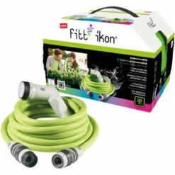 FITT IKON 20 M - Tuyau D'arrosage Extensible, Compact, Léger Et Prêt à L'emploi, Avec Pistolet Multi-jet, Lime 9 FITT IKON 20 M - Tuyau D'arrosage Extensible, Compact, Léger Et Prêt à L'emploi, Avec Pistolet Multi-jet, Lime -Tuyau d'arrosage Soldes 50752806 3