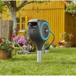 GARDENA Dévidoir Automatique Sur Pic RollUp S 15 M Liseret Bleu -Tuyau d'arrosage Soldes 50848502 5