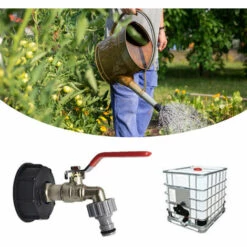 SUPERSELLER Tuyau D'arrosage Adaptateur De Baignoire IBC 1/2 ''Tap Outlet Fitting Valve Tap Garden Hose Fittings, 1 PC - 1 PC 10 SUPERSELLER Tuyau D'arrosage Adaptateur De Baignoire IBC 1/2 ''Tap Outlet Fitting Valve Tap Garden Hose Fittings, 1 PC - 1 PC -Tuyau d'arrosage Soldes 50910701 4
