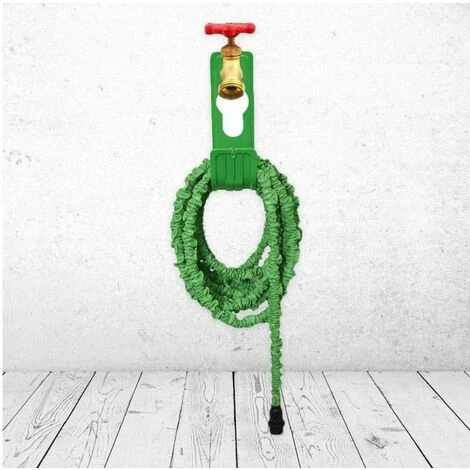 GDRHVFD Montage Mural Flexible Tuyau D'Arrosage Porte Extensible Jardin Arrosage Hosepipe Crochet Mural Porte-Tidy Pour La Maison - Verte 6 GDRHVFD Montage Mural Flexible Tuyau D'Arrosage Porte Extensible Jardin Arrosage Hosepipe Crochet Mural Porte-Tidy Pour La Maison - Verte – Image 4