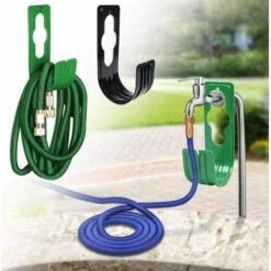 GDRHVFD Montage Mural Flexible Tuyau D'Arrosage Porte Extensible Jardin Arrosage Hosepipe Crochet Mural Porte-Tidy Pour La Maison - Verte 11 GDRHVFD Montage Mural Flexible Tuyau D'Arrosage Porte Extensible Jardin Arrosage Hosepipe Crochet Mural Porte-Tidy Pour La Maison - Verte -Tuyau d'arrosage Soldes 50980476 5