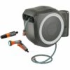 GARDENA Dévidoir Automatique Mural RollUp L 30m + Pistolet-arrosoir Multijet (18627-33) -Tuyau d'arrosage Soldes 51006103 1