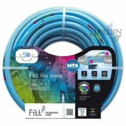 SUINGA Tuyau D'arrosage De Jardin NTS Jeans 15 Mm 15 Mètres, Anti-torsion Avec 6 Couches