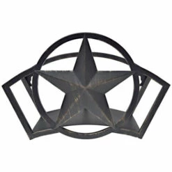 ZHUOXUAN Support De Tuyau D'arrosage, Enrouleur, Enrouleur, Acier, Mural, Rond, Jardin, Noir, 11,75*7,6*7,5cm