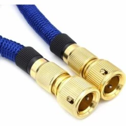 QERSTA Tuyau D'eau De Jardin Rétractable Avec Raccords Métalliques Pour Irrigation/nettoyage De Jardin/lavage De Voiture (2,5 M) -Tuyau d'arrosage Soldes 51901916 5