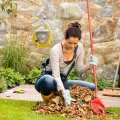 Relaxdays Porte Tuyau Arrosage Support Tuyau Arrosage Fonte Fer Motifs Roses HxlxP: 13 X 27 X 15 Cm, Blanc -Tuyau d'arrosage Soldes 52200145 3