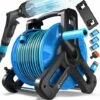 KESSER® Enrouleur Mural 30 m Chariot Enrouleur Avec 30 m De Tuyau - Douchette Multi-usage Manuel Enrouleur De Tuyau D’arrosage - Avec Stop-goutte - Compatible Gardena - Avec Fixation Murale Et Adaptateurs, 30m (de), Bleu / Gris Foncé 2 KESSER® Enrouleur Mural 30 m Chariot Enrouleur Avec 30 m De Tuyau - Douchette Multi-usage Manuel Enrouleur De Tuyau D’arrosage - Avec Stop-goutte - Compatible Gardena - Avec Fixation Murale Et Adaptateurs, 30m (de), Bleu / Gris Foncé -Tuyau d'arrosage Soldes 52533690 1
