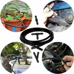 TINOR 3m Kit De Tuyau Essuie Glace, Tuyau De Liquide De Lave-Glace, Tuyau Flexible, Buse D'essuie-Glace Brouillard Lave-Linge Tuyau De Pulvérisation, Avec 9 Pièces Bec Joint Ensemble Kit 11 TINOR 3m Kit De Tuyau Essuie Glace, Tuyau De Liquide De Lave-Glace, Tuyau Flexible, Buse D'essuie-Glace Brouillard Lave-Linge Tuyau De Pulvérisation, Avec 9 Pièces Bec Joint Ensemble Kit -Tuyau d'arrosage Soldes 52546901 5