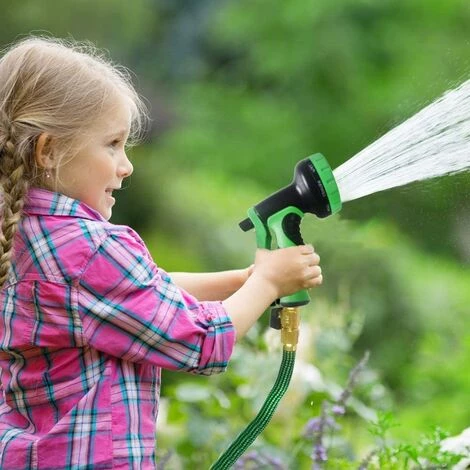 BARES Tuyau D'arrosage Flexible 22.5m 75FT Tuyau Flexible Extensible Tuyau Flexible Flexi Pour Eau Douche Multifonction Flexible 8 Fonctions Pour Jardin (Vert, 22,5m) - Bleu 7 BARES Tuyau D'arrosage Flexible 22.5m 75FT Tuyau Flexible Extensible Tuyau Flexible Flexi Pour Eau Douche Multifonction Flexible 8 Fonctions Pour Jardin (Vert, 22,5m) - Bleu – Image 5