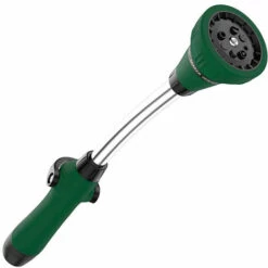 LIFCAUSAL Pulvérisation Haute Pression De 15 Pouces, Baguette D'arrosage à Connexion Rapide Pour Tuyau D'arrosage, Buse De Pulvérisation, 8 Modes D'arrosage, Poignée Ergonomique, Contrôle Facile Du Pouce Pour Jardin, Pelouse, Lavage De Voiture, Norme Européenne, Ve