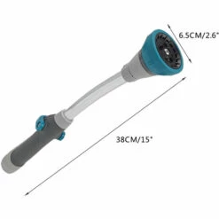 LIFCAUSAL Pulvérisation Haute Pression De 15 Pouces, Baguette D'arrosage à Connexion Rapide Pour Tuyau D'arrosage, Buse De Pulvérisation, 8 Modes D'arrosage, Poignée Ergonomique, Contrôle Facile Du Pouce Pour Jardin, Pelouse, Lavage De Voiture, Norme Européenne, Ve -Tuyau d'arrosage Soldes 52587647 4