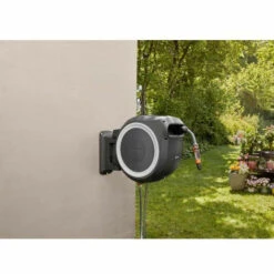GARDENA Dévidoir Automatique Mural RollUp M/L Liseret Blanc – Longueur 25m – Ø13mm – Kit Complet – Garantie 5 Ans (186 -Tuyau d'arrosage Soldes 52832798 3