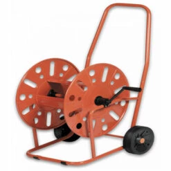 TRIZERATOP Dévidoir En Acier PROFESSIONAL Pour Jusqu'à 90 Mètres De Tuyau D'arrosage 3/4"