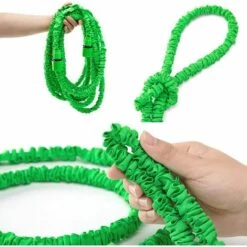 ELLE Tuyau D'arrosage Extensible, Tuyau D'arrosage De 25 Pieds Avec Haute Pression à 7 Motifs (25 Pieds, Vert) -Tuyau d'arrosage Soldes 53697595 3