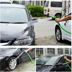 LIFCAUSAL Tuyaux D'arrosage Pour Extérieur, Tuyau D'arrosage Extensible Avec Connecteur Pour Lavage De Voiture, Arrosage De Jardin, Orange, 25 Pieds -Tuyau d'arrosage Soldes 53864671 4