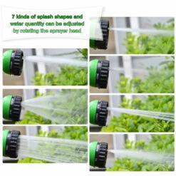 LIFCAUSAL Tuyaux D'arrosage Pour Extérieur, Tuyau D'arrosage Extensible Avec Connecteur Pour Lavage De Voiture, Arrosage De Jardin, Orange, 25 Pieds -Tuyau d'arrosage Soldes 53864671 5