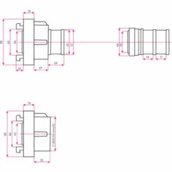 EBERTH 2" Accouplement Storz Raccord Pompier, Storz C, Set, 2 Pièces, Raccord De Tuyau 2 Pouces, Diamètre Du Filetage Intérieur 59mm, Diamètre Extérieur De Lembout De Tuyau 52mm, Aluminium 11 EBERTH 2" Accouplement Storz Raccord Pompier, Storz C, Set, 2 Pièces, Raccord De Tuyau 2 Pouces, Diamètre Du Filetage Intérieur 59mm, Diamètre Extérieur De Lembout De Tuyau 52mm, Aluminium -Tuyau d'arrosage Soldes 54102632 5