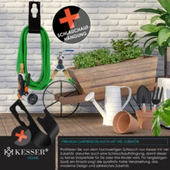 KESSER® Tuyau D'arrosage Premium Tuyau D'arrosage Flexible Tuyau Flexible Extensible, Vert, 15 Mètres -Tuyau d'arrosage Soldes 54420687 3