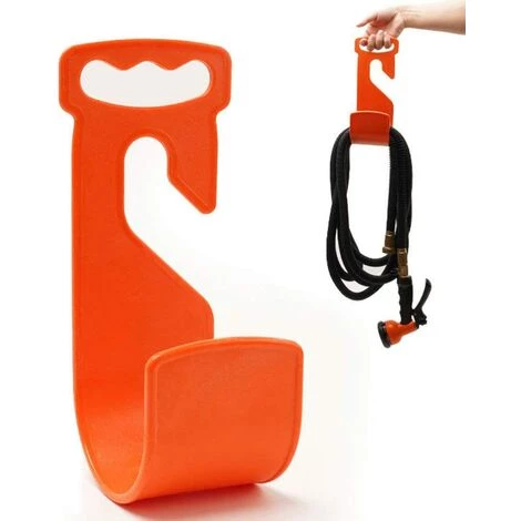 Betterlife Mural Support De Tuyau Darrosage De Jardin Tuyau Cintres Montage Mural Porte-Tuyau À Eau Crochet Tuyau À Eau Pour Ménage Tuyau Télescopique Suspension (Orange) 6 Betterlife Mural Support De Tuyau Darrosage De Jardin Tuyau Cintres Montage Mural Porte-Tuyau À Eau Crochet Tuyau À Eau Pour Ménage Tuyau Télescopique Suspension (Orange) – Image 4