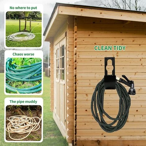 Betterlife Support De Tuyau D'arrosage Extensible Crochet De Suspension En Corde Disponible Sur Les Robinets 6 Betterlife Support De Tuyau D'arrosage Extensible Crochet De Suspension En Corde Disponible Sur Les Robinets – Image 4