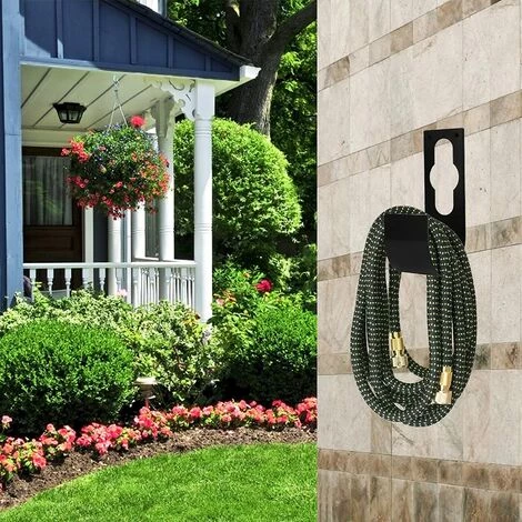 Betterlife Support De Tuyau D'arrosage Extensible Crochet De Suspension En Corde Disponible Sur Les Robinets 7 Betterlife Support De Tuyau D'arrosage Extensible Crochet De Suspension En Corde Disponible Sur Les Robinets – Image 5