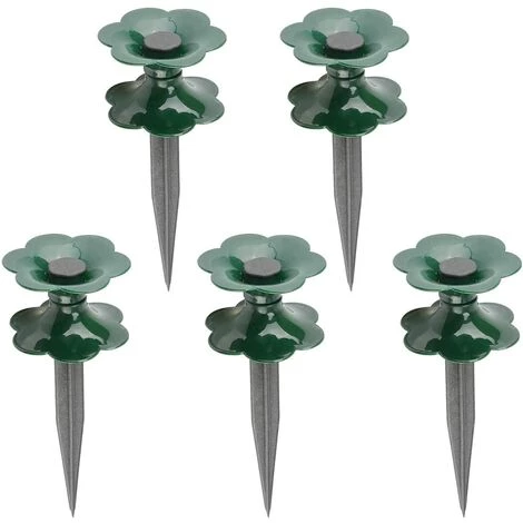 SUPERMARKET Lot De 5 Guides De Tuyau D'arrosage Sur, En Zinc Antirouille Robuste Avec Piquet En Métal Vert Foncé, Pour Arrosage, Guides Tuyaux D'eau, Protection Des Fleurs Et Plantes Avec Le Système De Guidage,Superma,vert+noir 3 SUPERMARKET Lot De 5 Guides De Tuyau D'arrosage Sur, En Zinc Antirouille Robuste Avec Piquet En Métal Vert Foncé, Pour Arrosage, Guides Tuyaux D'eau, Protection Des Fleurs Et Plantes Avec Le Système De Guidage,Superma,vert+noir