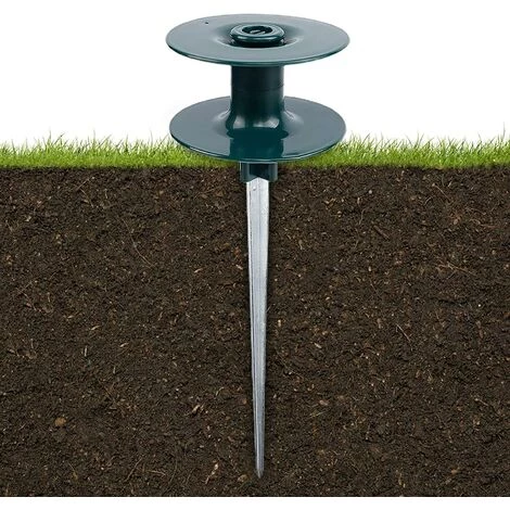 SUPERMARKET Lot De 3 Guides De Tuyau D'arrosage, En Zinc Antirouille Robuste Avec Piquet En Métal Vert Foncé Pour Arrosage, Guides De Tuyaux D'eau, Guide Sur Piquet En Zinc,Superma,vert 7 SUPERMARKET Lot De 3 Guides De Tuyau D'arrosage, En Zinc Antirouille Robuste Avec Piquet En Métal Vert Foncé Pour Arrosage, Guides De Tuyaux D'eau, Guide Sur Piquet En Zinc,Superma,vert – Image 5