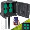 KESSER Prise électrique De Jardin Avec WiFi, Anthracite, Box - Mit WiFi (de) 1 KESSER Prise électrique De Jardin Avec WiFi, Anthracite, Box - Mit WiFi (de) -Tuyau d'arrosage Soldes 54923396 1