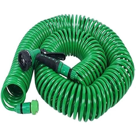 THSINDE Tuyau D'arrosage Télescopique Extensible En Spirale Tuyau EVA 7.5m Tube Pour Jardin Nettoyage Patio 5 THSINDE Tuyau D'arrosage Télescopique Extensible En Spirale Tuyau EVA 7.5m Tube Pour Jardin Nettoyage Patio – Image 3