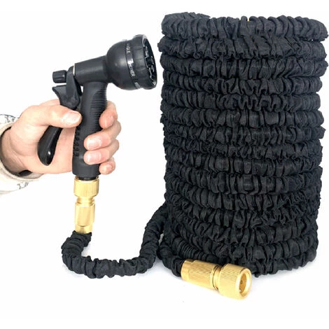 SUPERSELLER Tuyau Arroseur Combinaison De Tube Souple De Lavage D'automobile De Jardin De Type Extension Multifonctionnelle - 50 Pieds 4 SUPERSELLER Tuyau Arroseur Combinaison De Tube Souple De Lavage D'automobile De Jardin De Type Extension Multifonctionnelle - 50 Pieds – Image 2