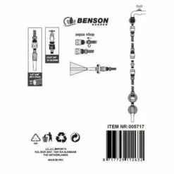 JARDIBRICODECO Ensemble De Raccord De Tuyau D'arrosage 5 Pièc -Tuyau d'arrosage Soldes 55329656 3