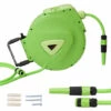 VINGO Enrouleur Tuyau D'eau Rétractable Automatique Fixé Mur 30+2 M Raccord Rapide 1/2 " 8 Bars -Tuyau d'arrosage Soldes 55433401 1