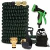 PETITES ECREVISSES Tuyau Arrosage Extensible Avec 8 Fonctions Pistolet Pour Nettoyage Et Arrosage Vert - 15M/50FT -Tuyau d'arrosage Soldes 55495892 1