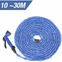 SiFree®Tuyaux D'arrosage Extensible Rétractable Avec Pistolet 100FT / 10M - 30M - Bleu -Tuyau d'arrosage Soldes 55510021 4