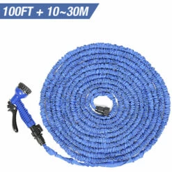 SiFree®Tuyaux D'arrosage Extensible Rétractable Avec Pistolet 100FT / 10M - 30M - Bleu -Tuyau d'arrosage Soldes 55510021 5