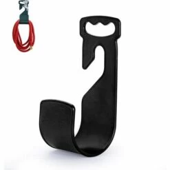 BENOBBY KIDS Cintre De Tuyau, Support De Tuyau Durable Antirouille, Support Mural, Support, Crochet Pour Tuyau D'arrosage/tuyau Extensible/enrouleur De Tuyau/tuyau D'eau/tuyau De Poche/tuyau Flexible/tuyau Magique (noir) Lot De 2