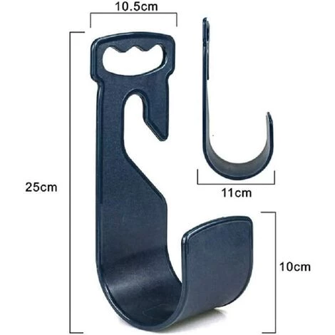 BENOBBY KIDS Cintre De Tuyau, Support De Tuyau Durable Antirouille, Support Mural, Support, Crochet Pour Tuyau D'arrosage/tuyau Extensible/enrouleur De Tuyau/tuyau D'eau/tuyau De Poche/tuyau Flexible/tuyau Magique (noir) Lot De 2 7 BENOBBY KIDS Cintre De Tuyau, Support De Tuyau Durable Antirouille, Support Mural, Support, Crochet Pour Tuyau D'arrosage/tuyau Extensible/enrouleur De Tuyau/tuyau D'eau/tuyau De Poche/tuyau Flexible/tuyau Magique (noir) Lot De 2 – Image 5