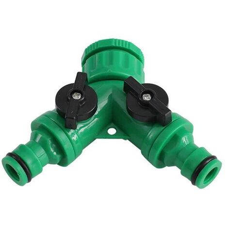 TANCYCO Séparateur De Tuyau à 2 Voies Adaptateur De Tuyau En Forme De Y Connecteur D'irrigation Tuyau D'arrosage Connecteur Rapide Robinet à Poignée En Plastique 3 TANCYCO Séparateur De Tuyau à 2 Voies Adaptateur De Tuyau En Forme De Y Connecteur D'irrigation Tuyau D'arrosage Connecteur Rapide Robinet à Poignée En Plastique