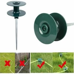 Lot De 2 Guides De Tuyau D'arrosage, En Zinc Antirouille Robuste Avec Piquet En Métal Vert Foncé Pour Arrosage, Guides De Tuyaux D'eau, Guide Sur Piquet En Zinc,Fontainebleau 10 Lot De 2 Guides De Tuyau D'arrosage, En Zinc Antirouille Robuste Avec Piquet En Métal Vert Foncé Pour Arrosage, Guides De Tuyaux D'eau, Guide Sur Piquet En Zinc,Fontainebleau -Tuyau d'arrosage Soldes 55792257 4