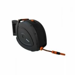 Dévidoir Automatique Mural MANUPRO - Avec Tuyau D'arrosage 35 M - Diametre 15 Mm