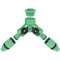 TANCYCO Séparateur De Tuyau D'arrosage Séparateur D'eau à Deux Voies 4 Points 6 Points Connecteur De Conversion De Robinet Fileté Buse De Séparateur D'eau