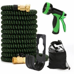 3 Fois Tuyau Arrosage Extensible ， Haute Pression Lavage De Voiture Pistolet à Eau， Jardin Tuyau D'eau Ensemble(standard Européenne De 15 M，50 Pieds)GroupM -Tuyau d'arrosage Soldes 56290162 3