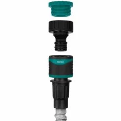 VONROC Tuyau D’arrosage Flexible 20m – Support, Buse Et Pistolet Multi Spray Inclus -Tuyau d'arrosage Soldes 56641596 4