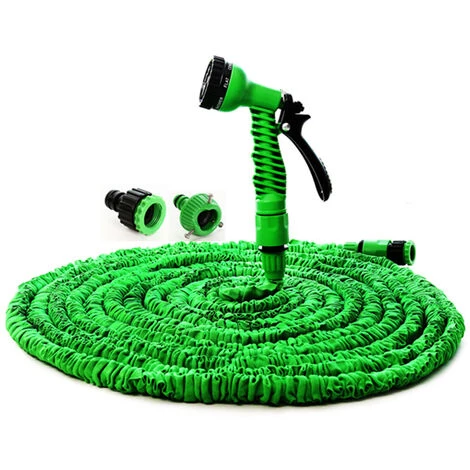 BENOBBY KIDS Tuyau D'arrosage Extensible Flexible De 7,6 M Tuyau D'arrosage Extensible 7 Fonctions Buse Pulvérisateur Pour Jardin Extérieur (7,5 M, Vert) 3 BENOBBY KIDS Tuyau D'arrosage Extensible Flexible De 7,6 M Tuyau D'arrosage Extensible 7 Fonctions Buse Pulvérisateur Pour Jardin Extérieur (7,5 M, Vert)